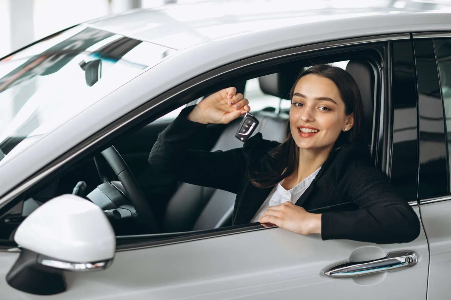 Driver protected by smart auto insurance plans